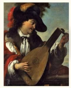 Le Joueur De Luth by Johann Liss