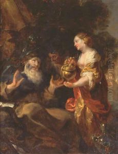 The Temptation Of Saint Anthony by Johann Liss