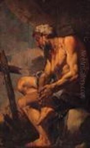 A Hermit Saint At Prayer by Johann Liss
