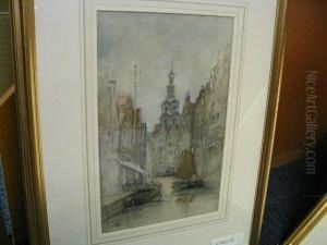 A Continental Canal Scene