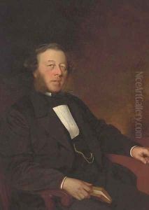 Portrait of a gentleman by Hugh Collins