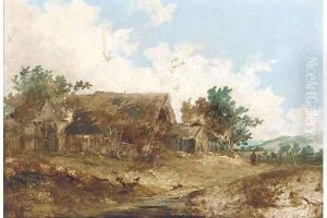 The farmstead by John Crome