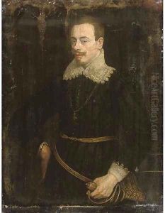 Portrait of a gentleman by John de Critz