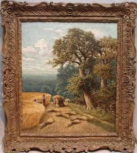 Cornfield & Wheat Harvest by Horace Mann Livens