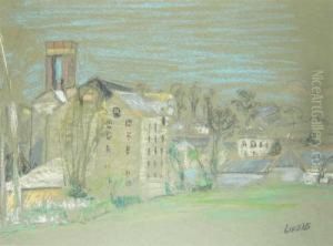 Town Scene by Horace Mann Livens