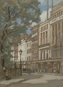 Golden Square, London by Horace Mann Livens