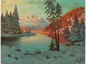Lac Enneige by Piotr Ivanovitch Livoff