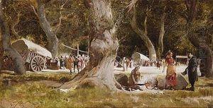 Campamento De Gitanos 1907 by Angel Lizcano Y Monedero