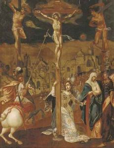 The Crucifixion by Louis de Caullery