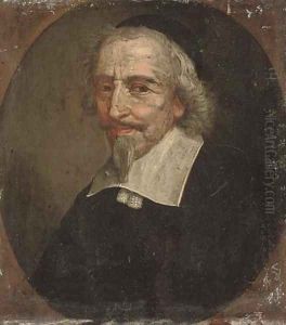 Portrait of a gentleman by Phillippe De Champagne