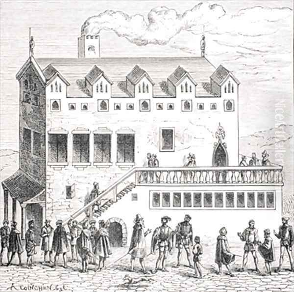 Hotel of the Chamber of Accounts in the Courtyard of the Palace in Paris - view 1