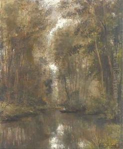 Fishing in the woods by Cesar De Cock