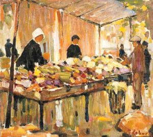 The Chinese Market 2 by Frank Coburn