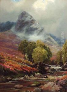 In Glen Sannox, Scotland by Henry Hadfield Cubley