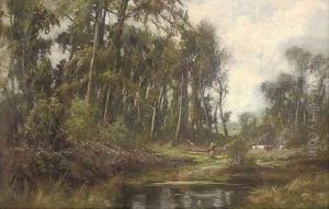 Near Woore, Shropshire by Henry Hadfield Cubley