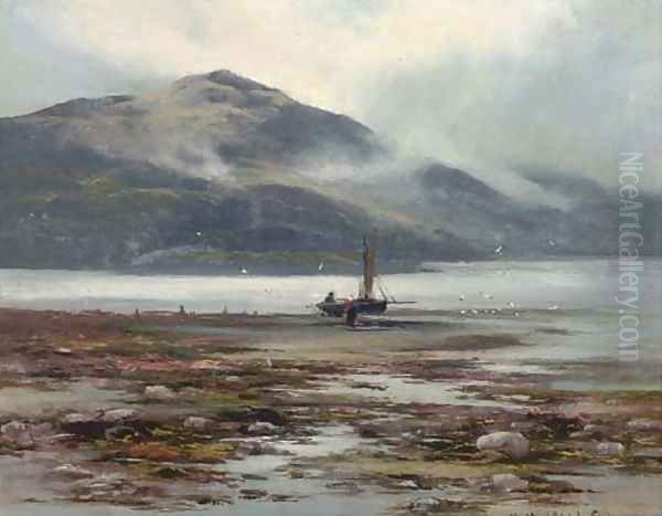 Waiting for the tide, Barmouth - view 1