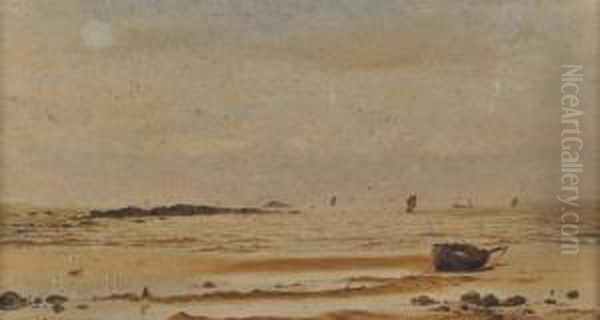 Beach Scene At Low-tide - view 1