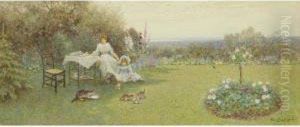 Tea Party On The Lawn by Thomas Lloyd