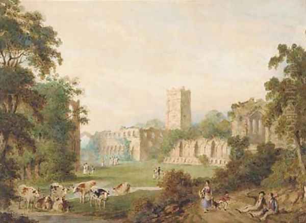 Fountains Abbey, Yorkshire - view 1