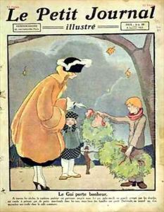 Mistletoe for good luck at New Year