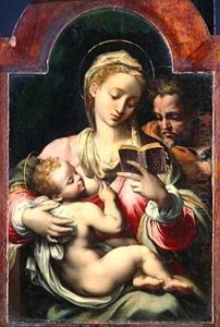 The Holy Family by Pompeo Cesura