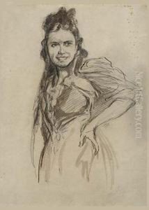 Two Drawings.
Portrait D'une Femme