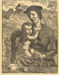 "karntner Mutter I" by Switbert Lobisser