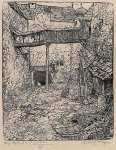 "die Flucht" by Switbert Lobisser