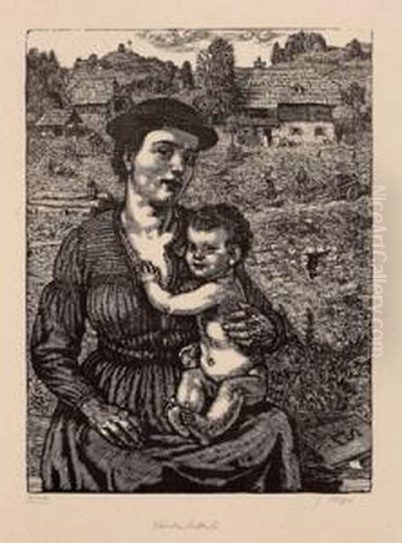 "karntner Mutter Iii" Unten Rechtssigniert: S. Lobisser - view 1