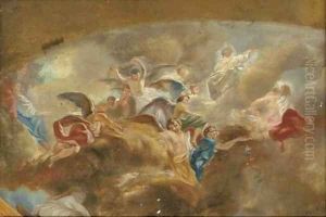 Design for an allegorical ceiling painting