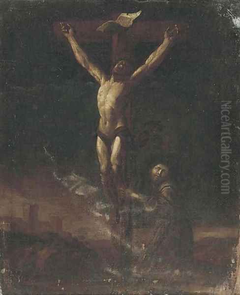 The Crucifixion with Saint Francis in adoration - view 1