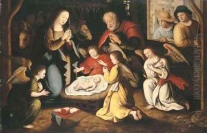 The Nativity by Gillis Coignet