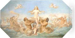 The birth of Venus by Pierre-Cecile Puvis De Chavannes