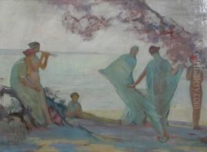 Ceremony Of Virgins At The Sea Shore