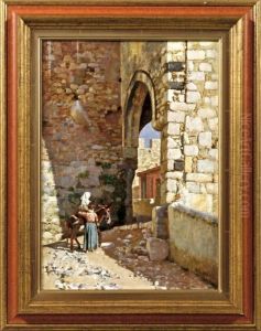 La Porta Di San Vincenzo Taormina Sicily by Logsdail William