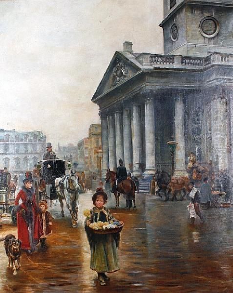 St Martins In The Field, London by Logsdail William