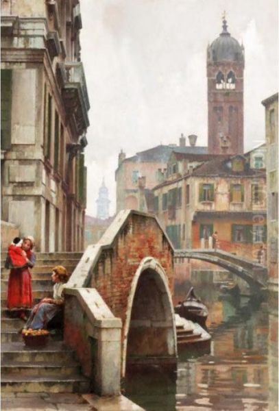 The Ponte Dei Pugni, With The Campanile Of Sta. Fosca Beyond - view 1