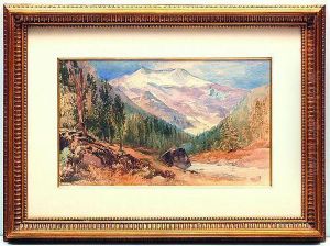 Vista Del Iztaccihuatl by August Lohr