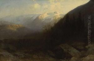 Gebirgstal. by August Lohr