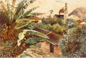 Rooftops In Mexico by August Lohr