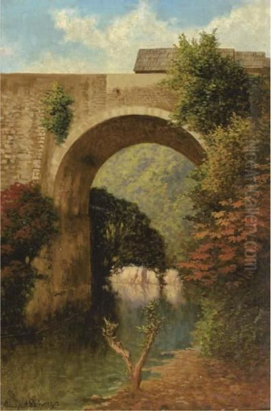A Bridge In A Mexican Landscape - view 1