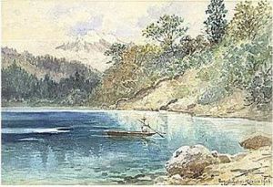 Vista Del Iztacihuatl by August Lohr