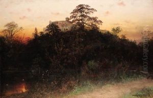 The Palace Of Chapultepec, Mexico City by August Lohr