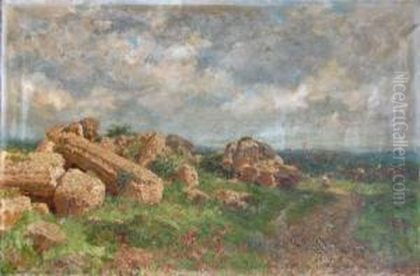 Paesaggio Con Rovine E Figure - view 1