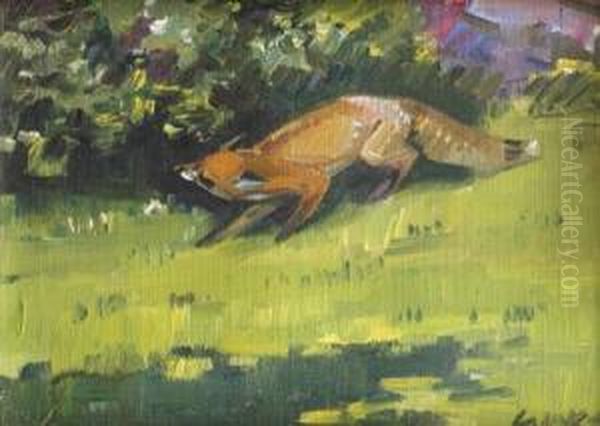 Crouching Fox - view 1