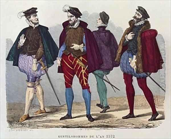 Gentlemen in the year 1572 - view 1