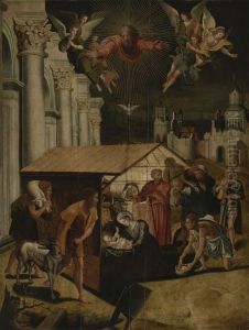 The Adoration Of The Shepherds by Lambert Lombard