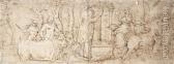Recto : Scene De Defile - view 1