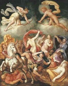 The Destruction of the Children of Niobe by Bernardino Cesari
