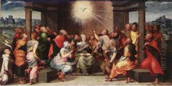 Descent Of The Holy Spirit At Pentecost - view 1